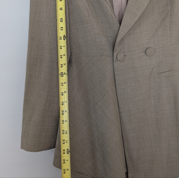 Studio Darri Wool Blend Assymetric Jacket minimalist Blazer Size Small - Picture 14 of 15